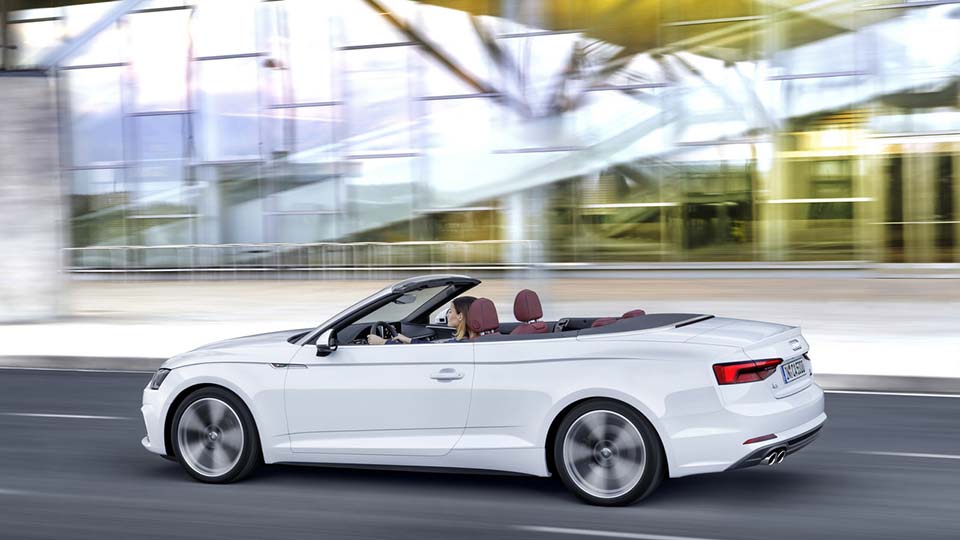 Rear quarter of the 2017 Audi A5