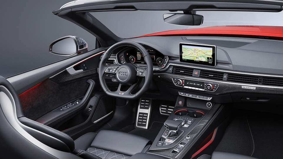 A peek inside the 2017 Audi S5