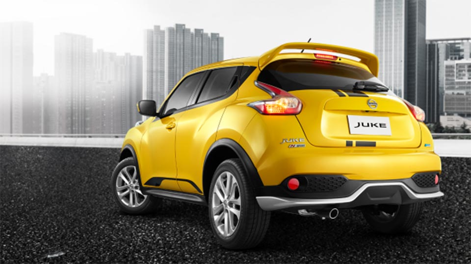 Rear quarter of the Nissan Juke N-Sport