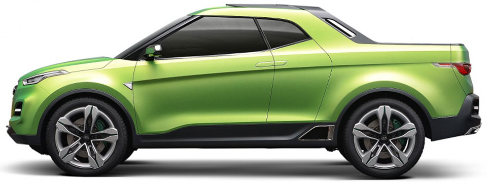 The side profile of the Hyundai Creta STC concept