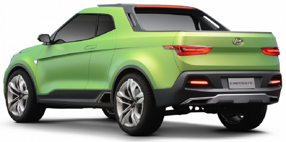 The rear quarter of the Hyundai Creta STC concept