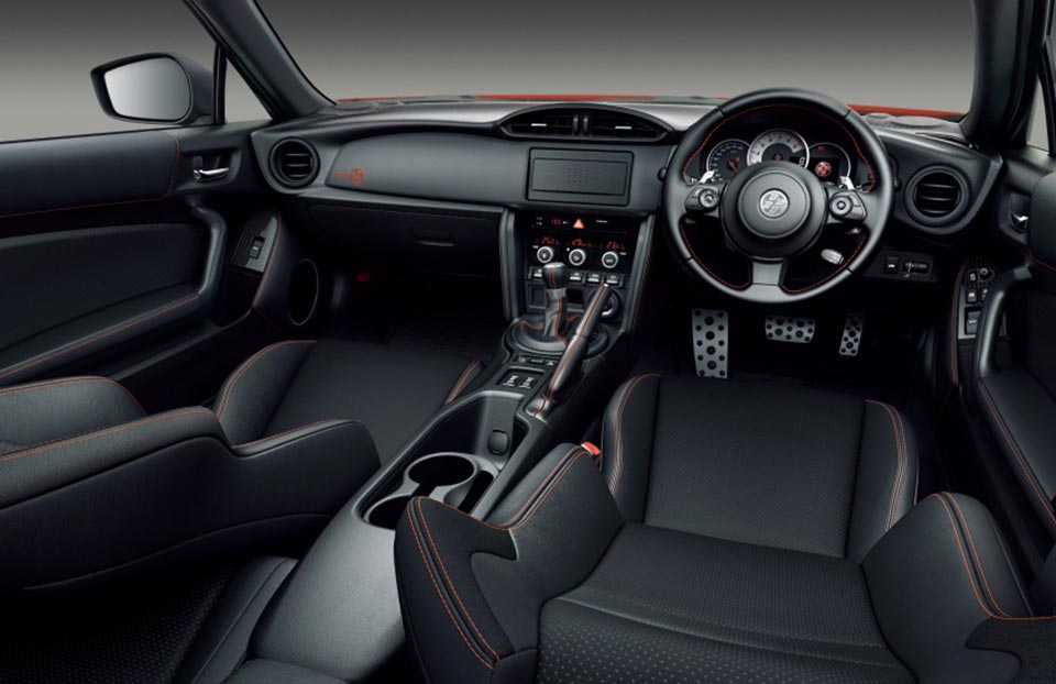 Inside the Toyota 86 Solar Orange Limited