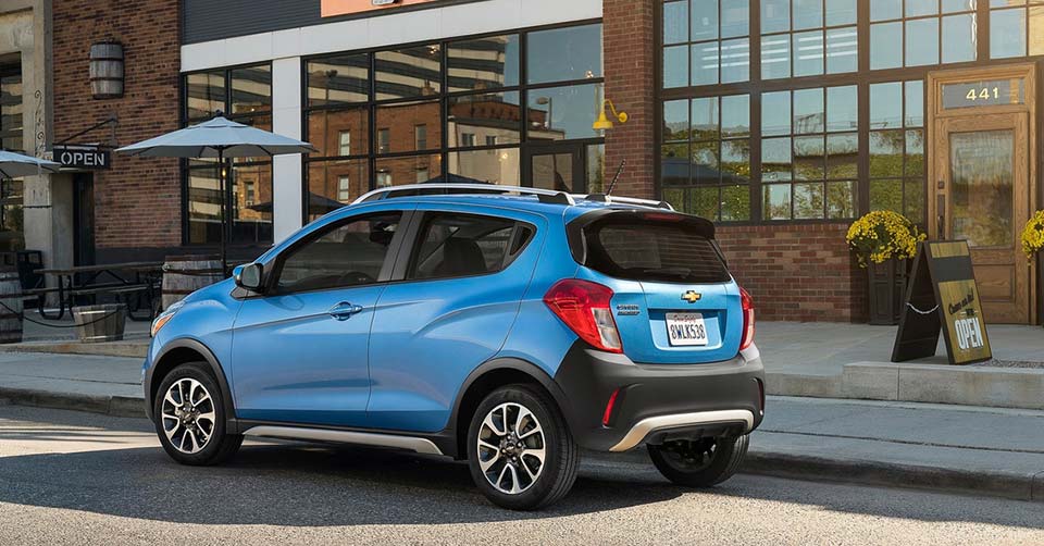 Rear quarter of the 2017 Chevrolet Activ crossover