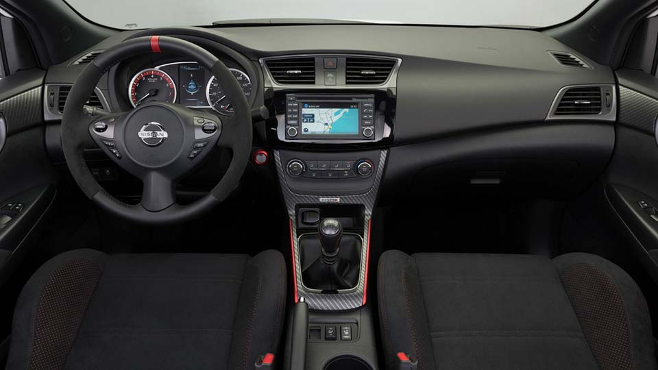 Inside the 2017 Nissan Sentra NISMO