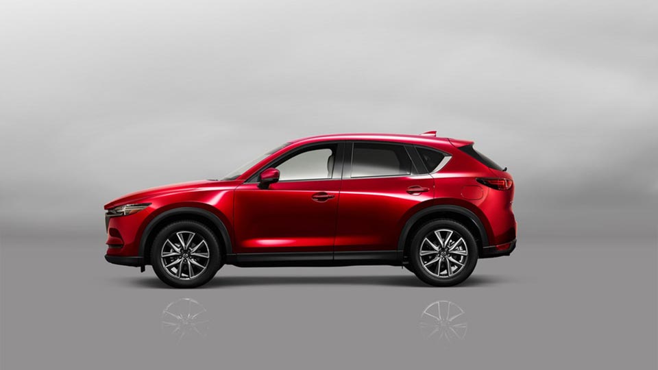 Side profile of the 2017 Mazda CX-5