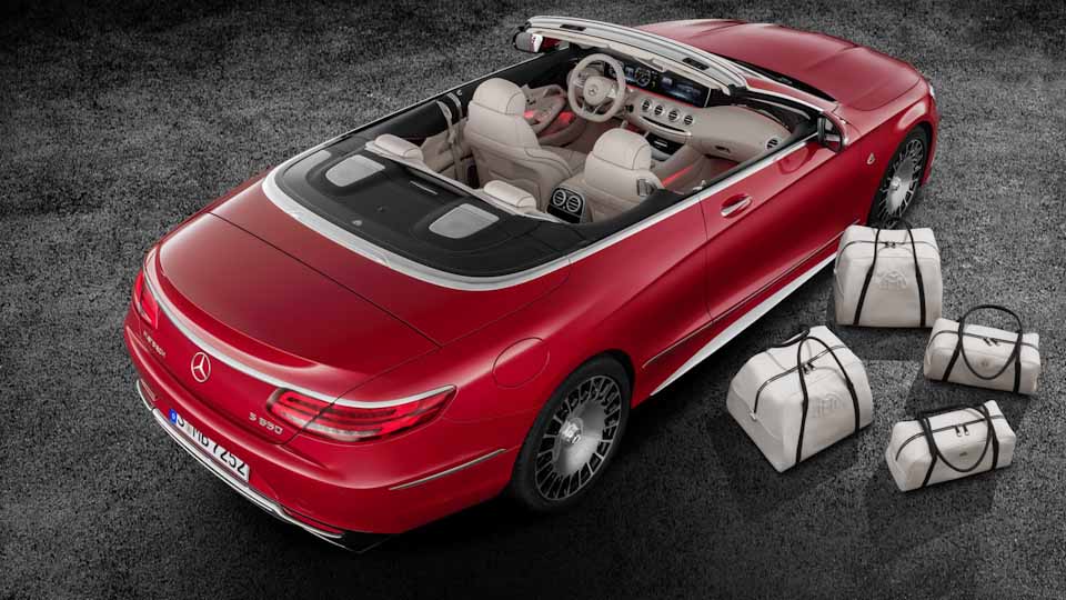 Rear quarter of the 2017 Mercedes-Maybach S650 Cabriolet