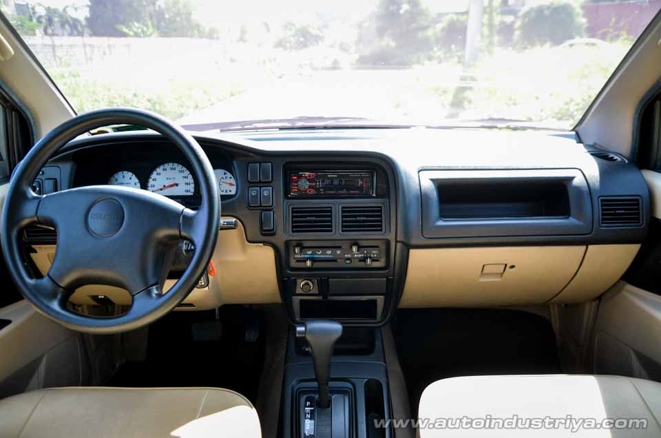 The dashboard of the 2016 Isuzu Crosswind XUV