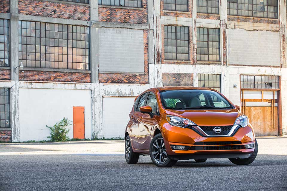 The updated 2017 Nissan Versa Note