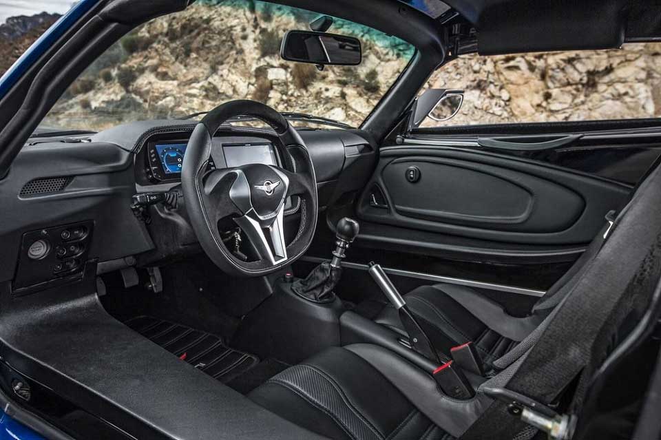 A peek inside the Rezvani Beast Alpha's cabin