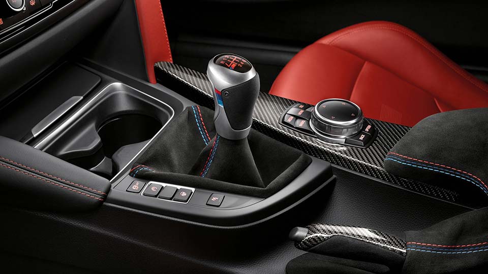 The carbon fiber interior trim from M Performance