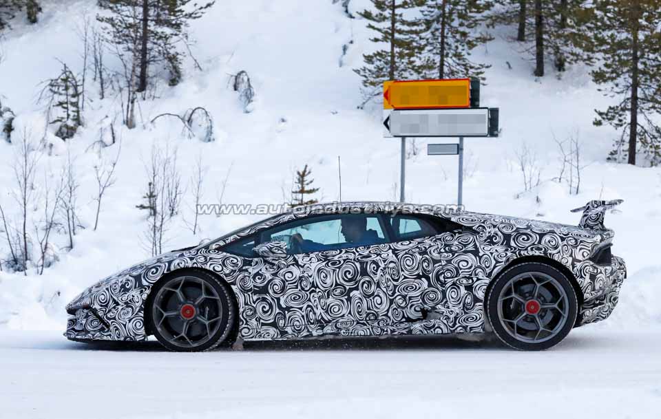 Spied: Lamborghini Huracan Superleggera goes winter testing