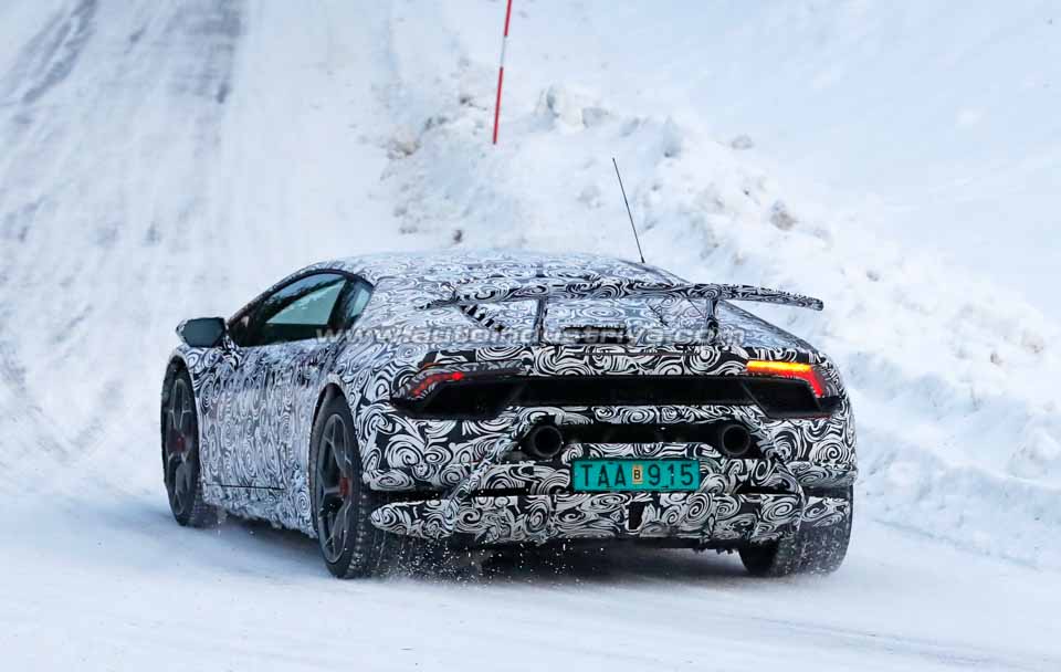 Spied: Lamborghini Huracan Superleggera goes winter testing