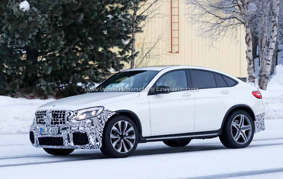 Spied: Mercedes-AMG GLC63 Coupe makes winter test rounds