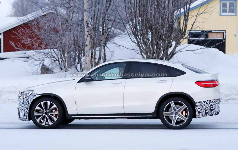 Spied: Mercedes-AMG GLC63 Coupe makes winter test rounds