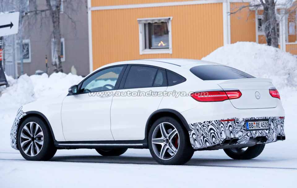 Spied: Mercedes-AMG GLC63 Coupe makes winter test rounds