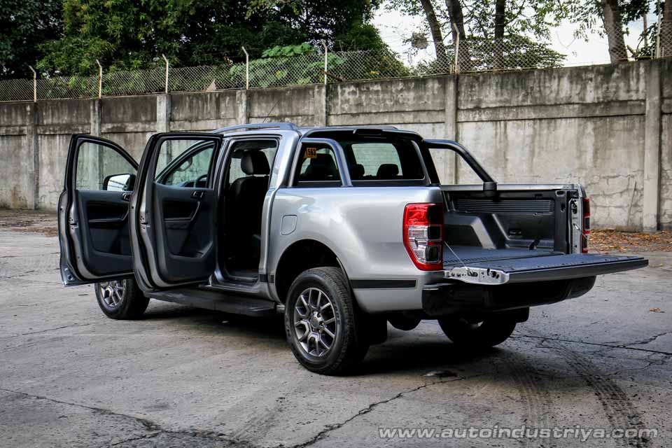 The Ford Ranger FX4 showing off its stuff