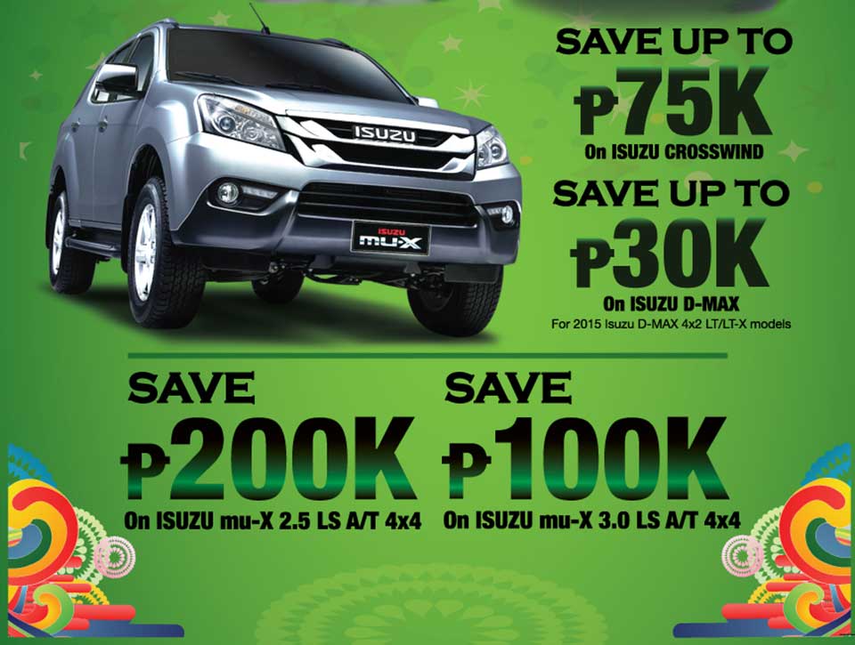 Isuzu offering big cash discounts this Christmas season