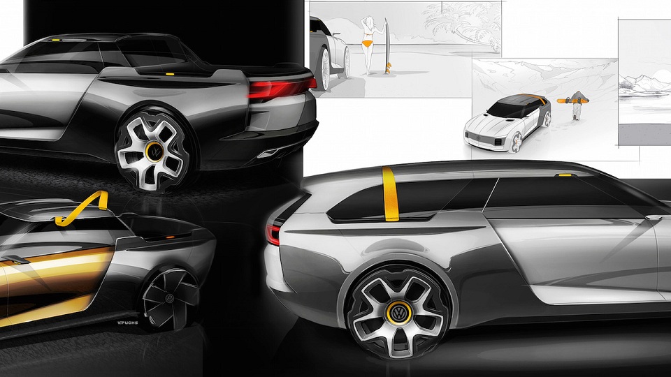 Volkswagen Varok concept is a quirky shooting brake pickup
