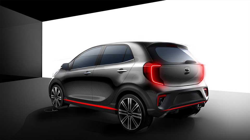 2017 Kia Picanto teaser reveals sporty design