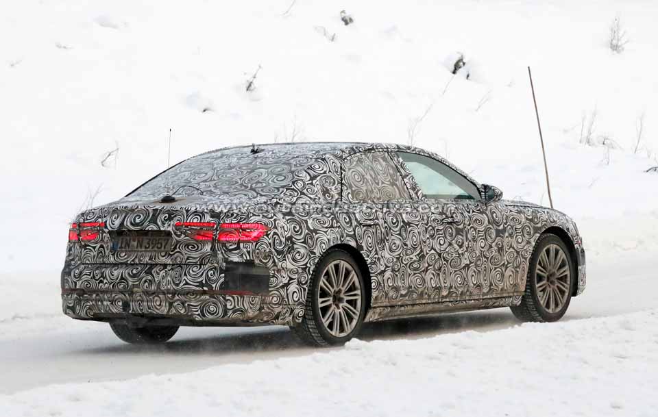 Spied: 2018 Audi A8 tests its extreme weather capabilities
