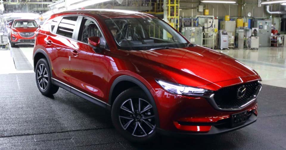 The Mazda CX-5 at the Hiroshima plant
