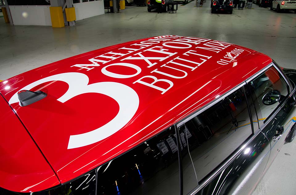 The 3-millionth Mini, a JCW Clubman