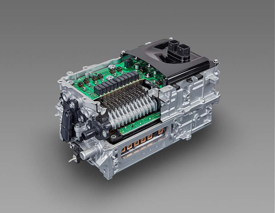 The new control unit for the Toyota hybrid systems