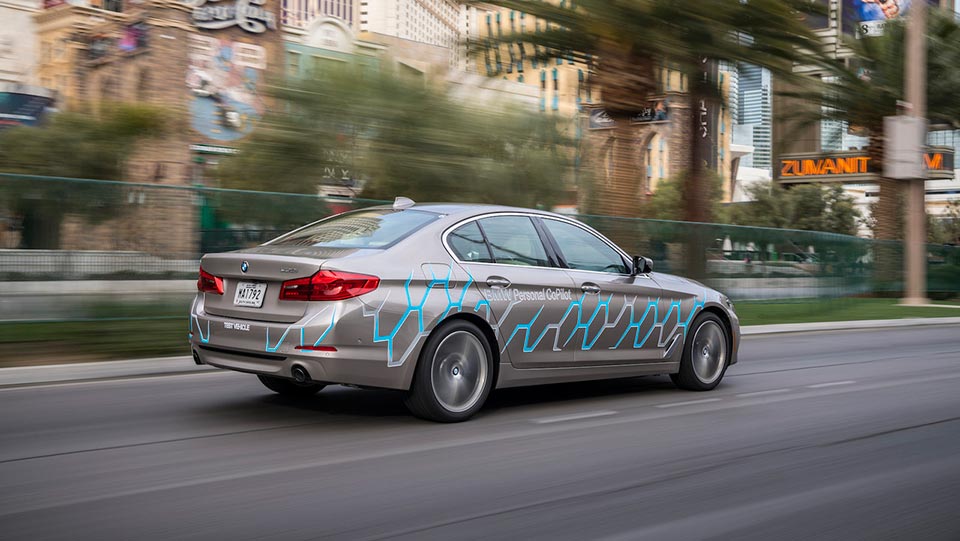 CES 2017: Self-driving BMW 5 Series prototype arrives in Las Vegas