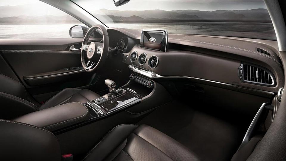 Inside the 2018 Kia Stinger