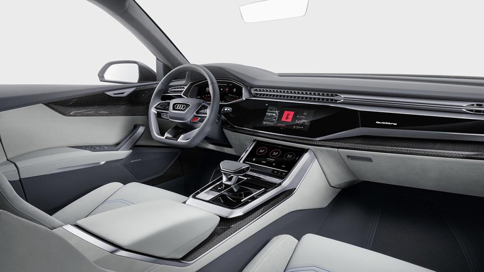 Inside the Audi Q8 e-tron concept