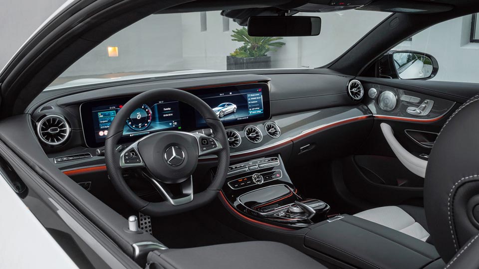 Inside the 2018 Mercedes-Benz E-Class Coupe