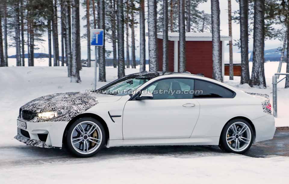 Spied: Track-focused BMW M4 CS goes winter testing Spied: Track-focused BMW M4 CS goes winter testing