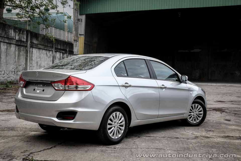 Rear quarter of the Suzuki Ciaz GL M/T