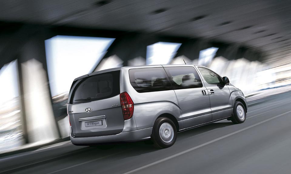 The Hyundai Starex van