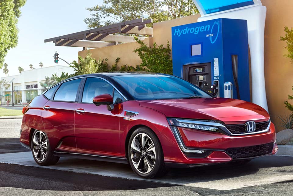 The Honda Clarity Fuel Cell Vehicle