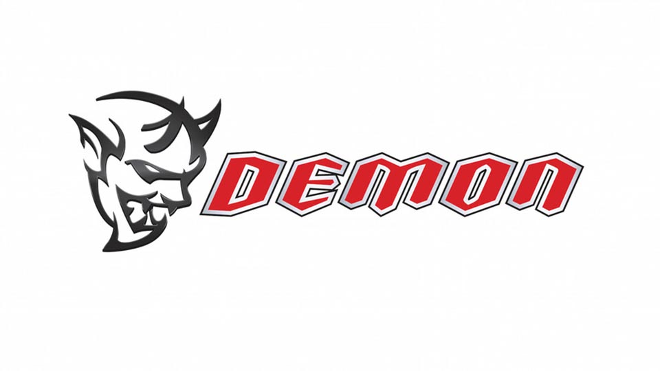 The Dodge Challenger Demon logo