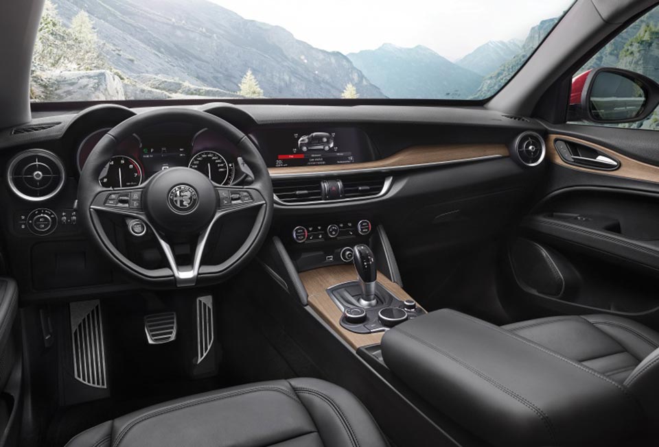 Inside the Alfa Romeo Stelvio First Edition
