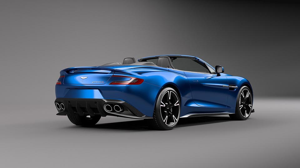 Drop-top Aston Martin Vanquish S Volante rolls out