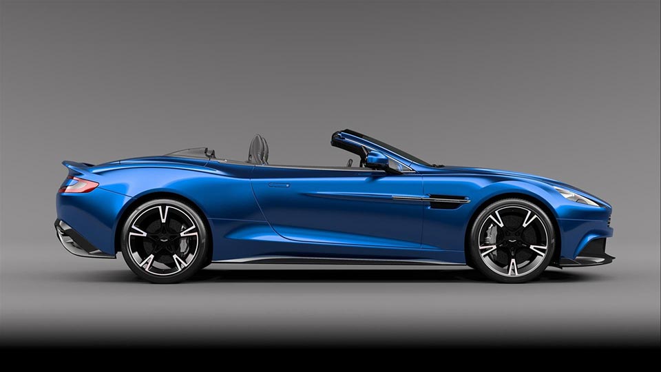 Drop-top Aston Martin Vanquish S Volante rolls out