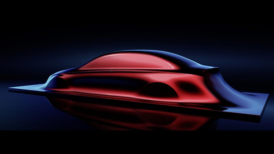 The rear quarter of the Mercedes-Benz Aesthetics A concept