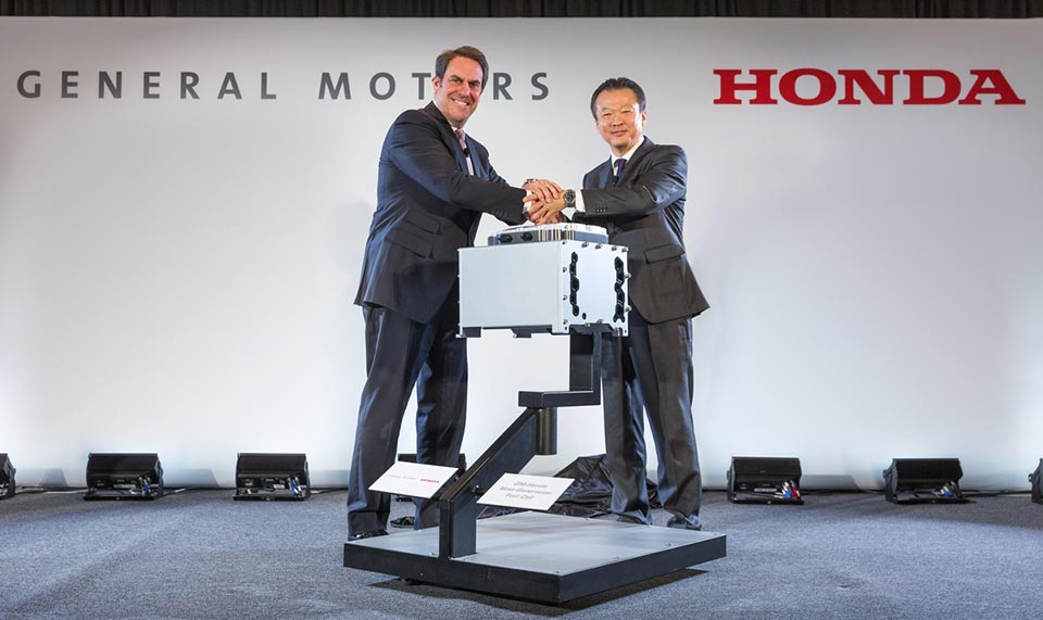 Honda and GM striking up a partnership in the advancement of fuel cell technology