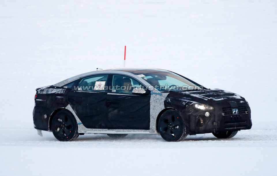 Spied: 2018 Hyundai Sonata facelift seen for the first time