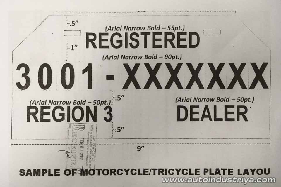 LTO issues official specs for conduction sticker-based temporary plates