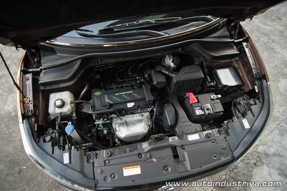 The 1.6-liter naturally-aspirated inline-four in the 2016 Ssangyong Tivoli EXG