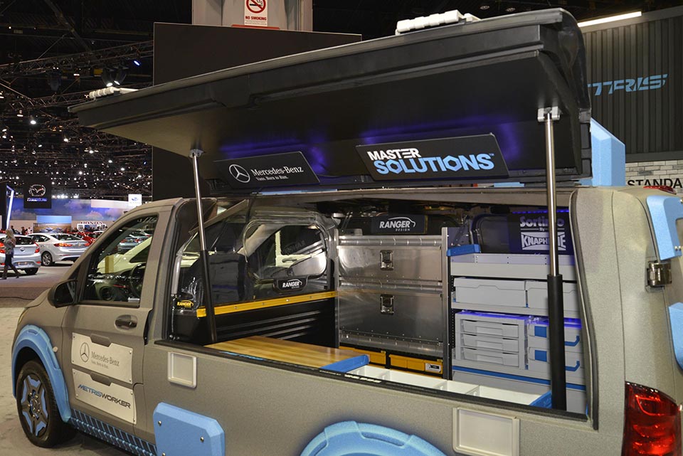 Chicago 2017: Tricked-out Mercedes-Benz Metris Toolbox concept revealed