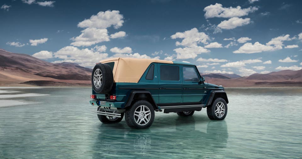 Open-top Mercedes-Maybach G 650 Landaulet rolls out