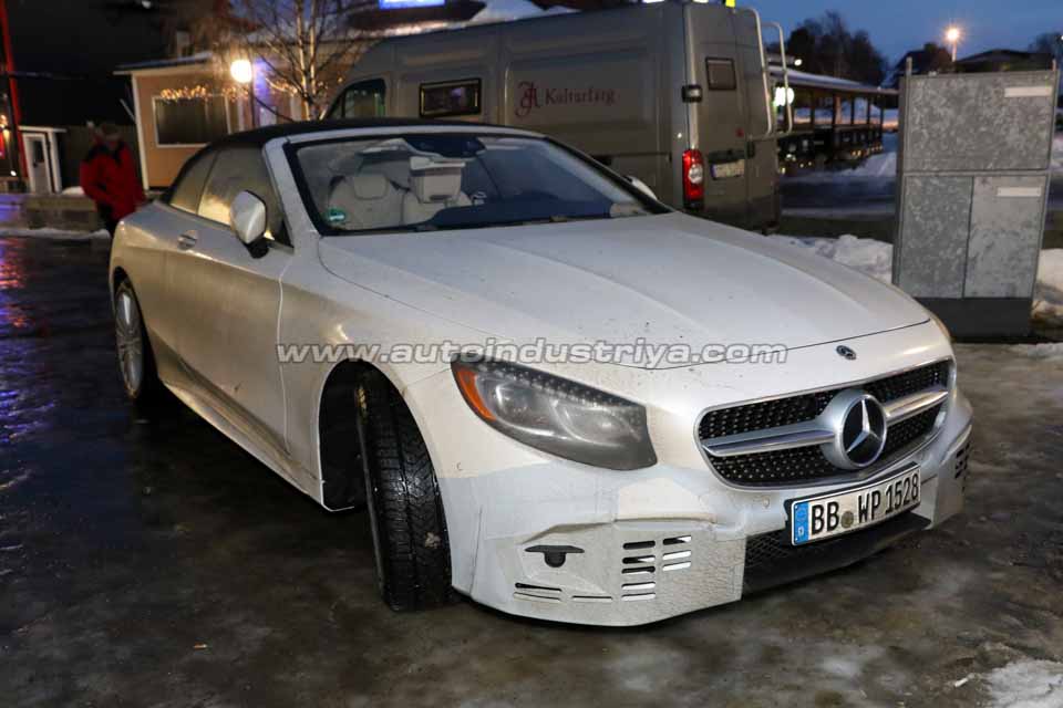 Spied: Redesigned Mercedes S-Class convertible sports new lighting