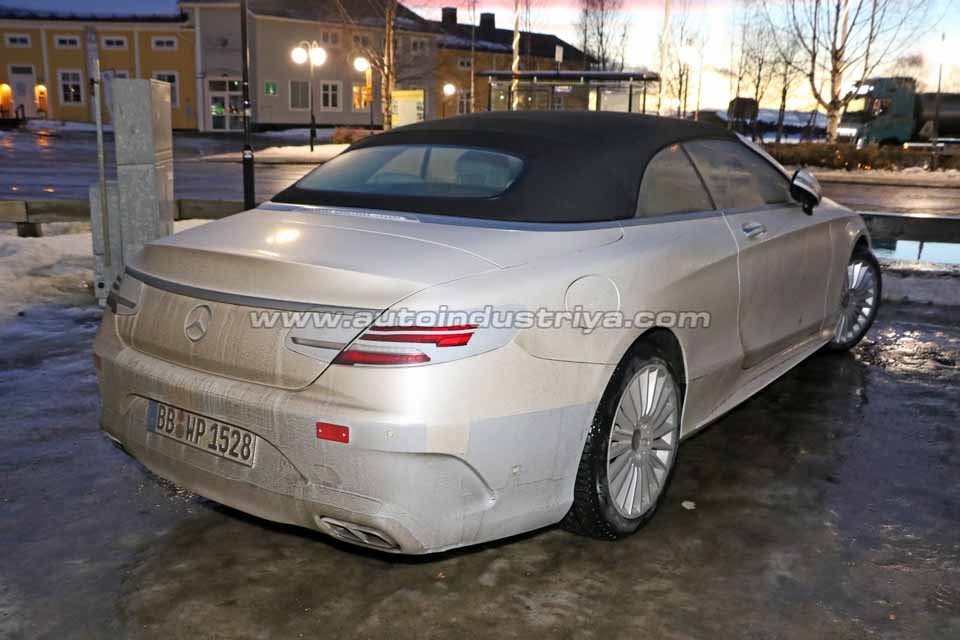 Spied: Redesigned Mercedes S-Class convertible sports new lighting