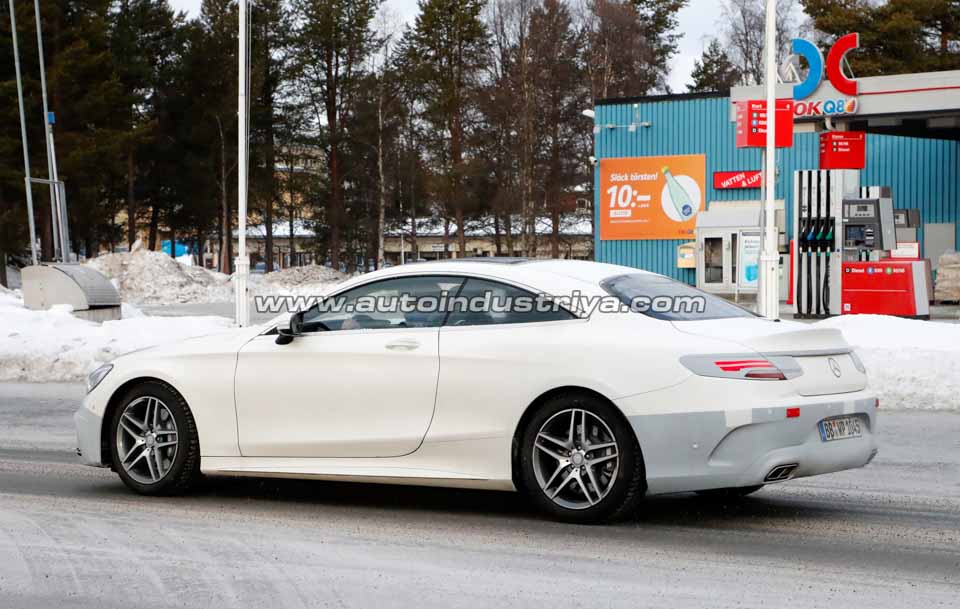 Rear quarter of the Mercedes-Benz S-Class Coupe facelift