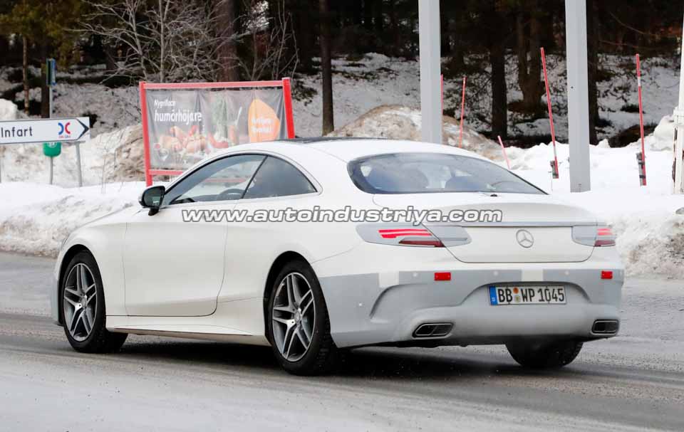 Another shot of the rear of the Merc S-Class Coupe facelift